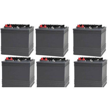 ILC Replacement For Fairplay 8V Utility Hoss 48V Golf Cart Battery , 6Pk, WwW1Aq4 WW-W1AQ-4